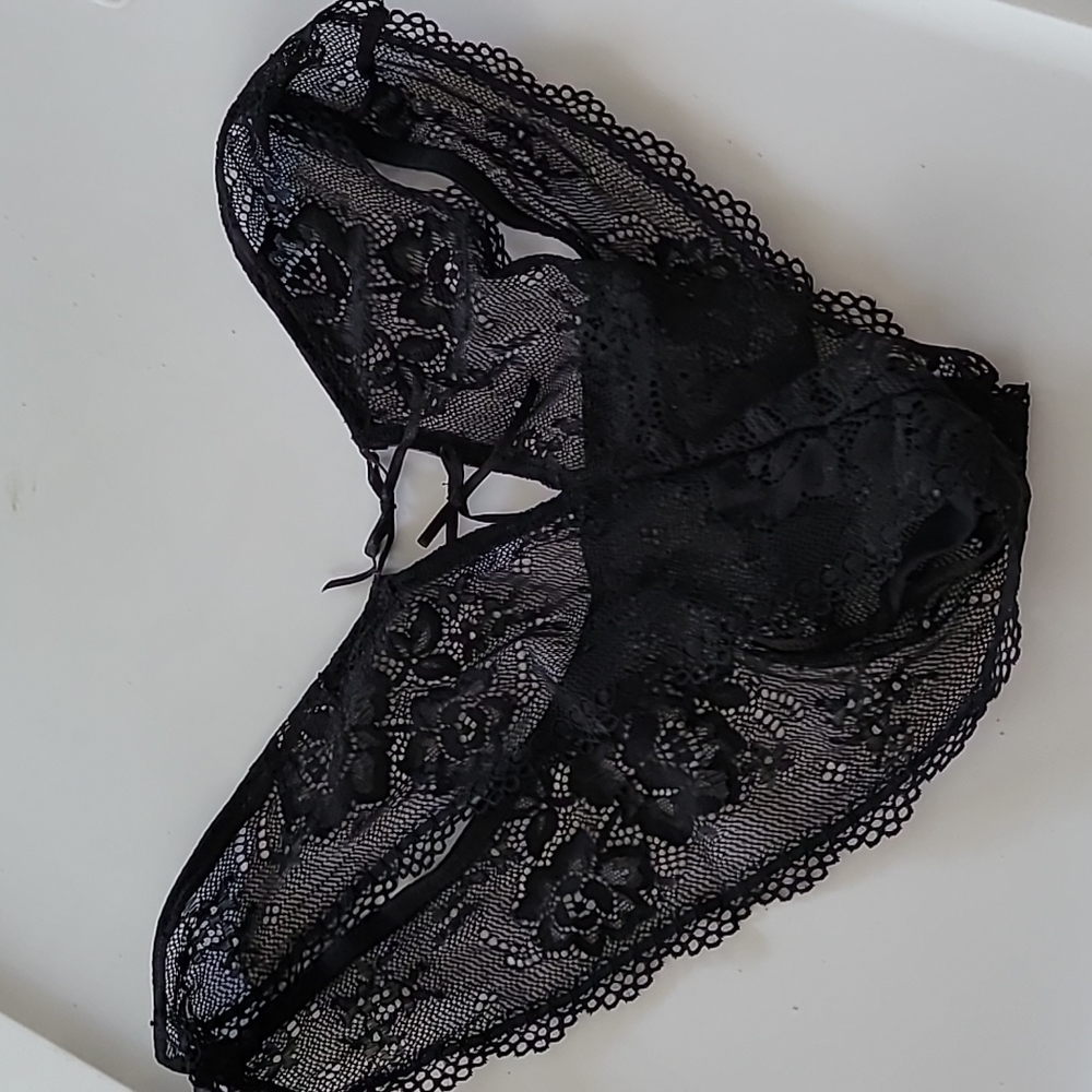 Sexy lace Brazilian thong
